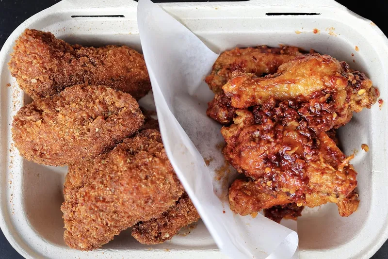 fried chicken Hot Sauce and Panko To Go