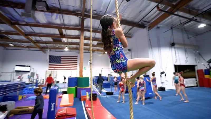 gymnastics classes North County Gymnastics and the Gyminny Kids Poway