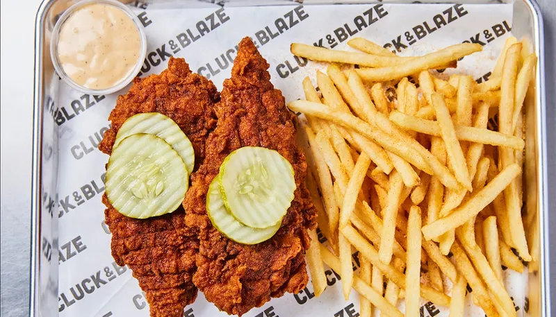 chicken tenders Cluck & Blaze