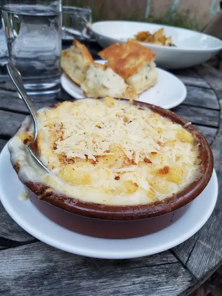 Mac and Cheese Blue Plate