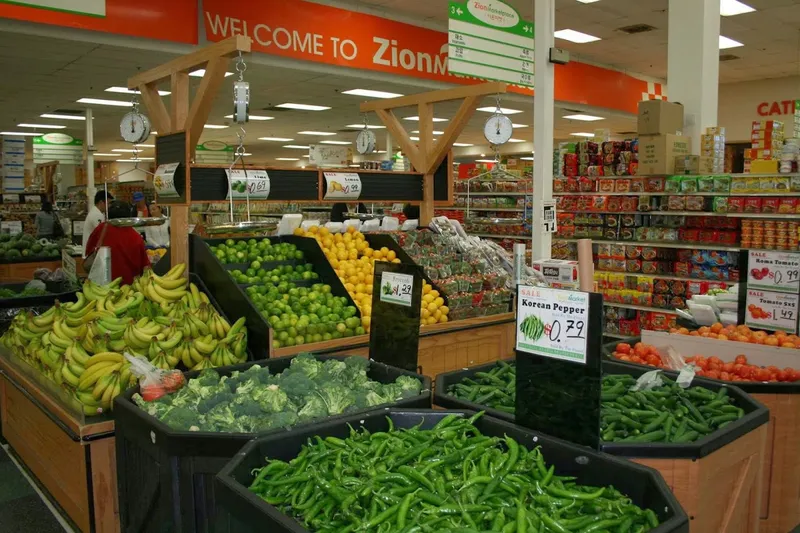 grocery stores Zion Market