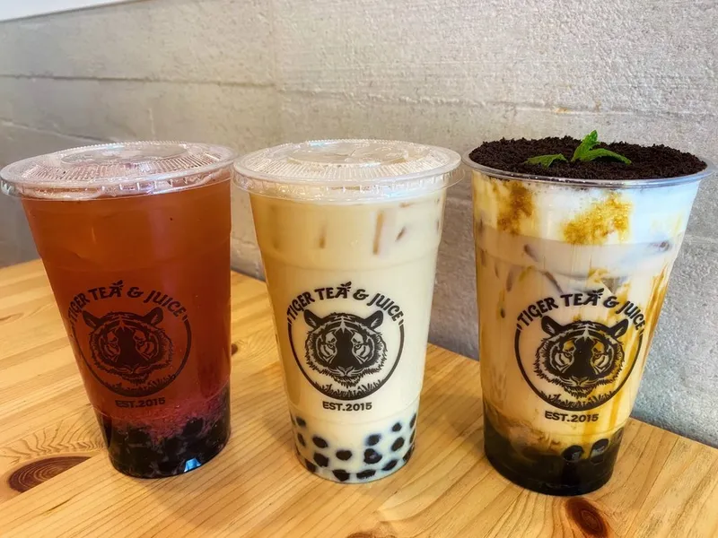 bubble tea Tiger Tea and Juice