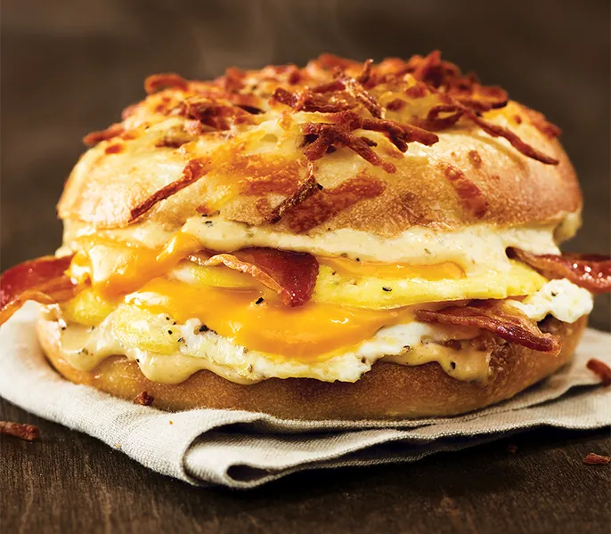 egg sandwich Einstein Bros. Bagels