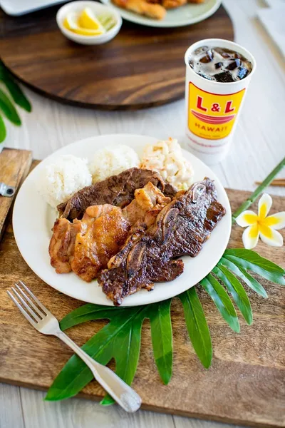 lamb L&L Hawaiian Barbecue