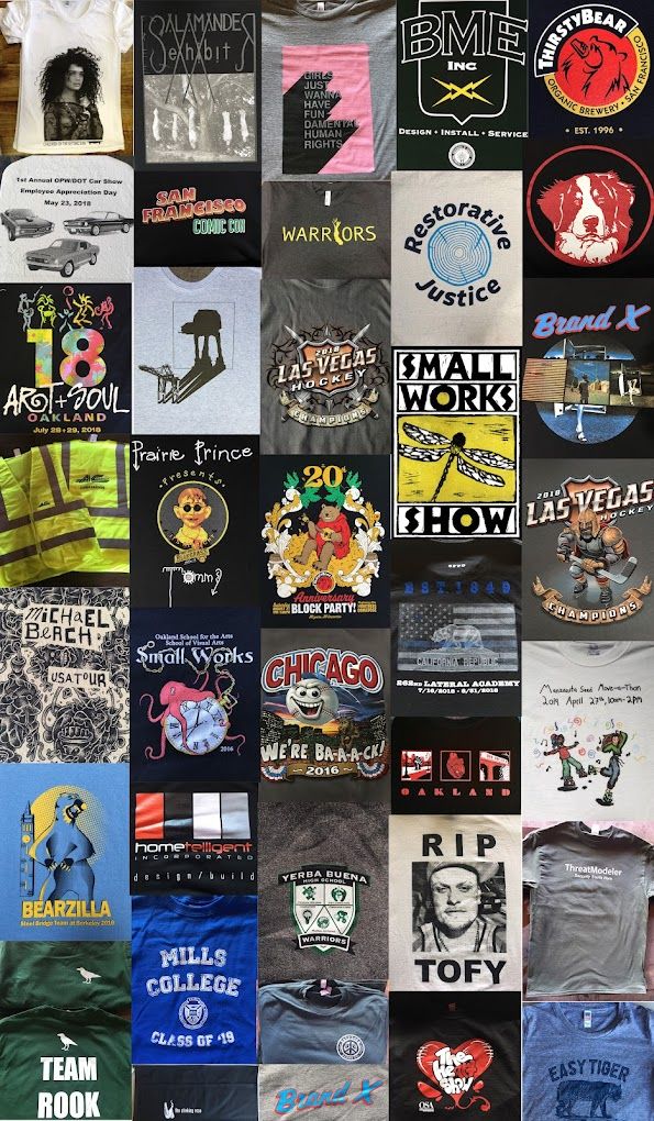 Top 15 t shirt shops in Oakland