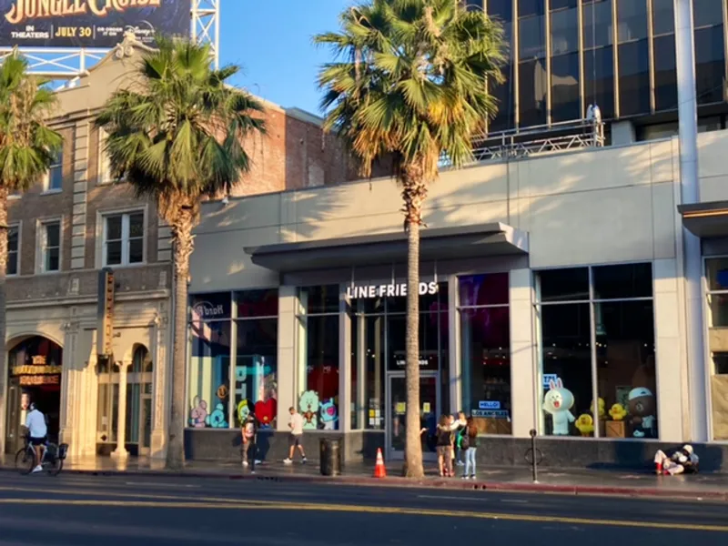 sweaters LINE FRIENDS Hollywood Los Angeles Store