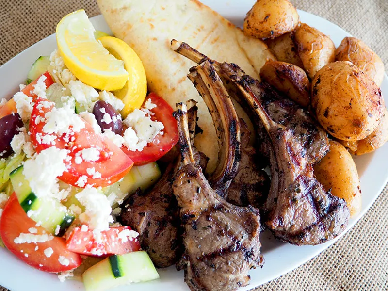 lamb Papa Cristo's Greek Grill