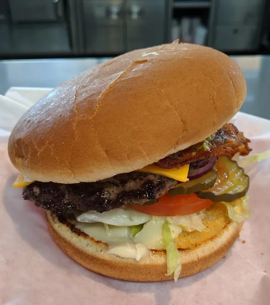 cajun Fries Ahn's Quarter Pound Burger