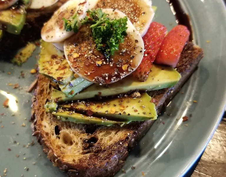 avocado toast The Forum Coffee House in Clairemont