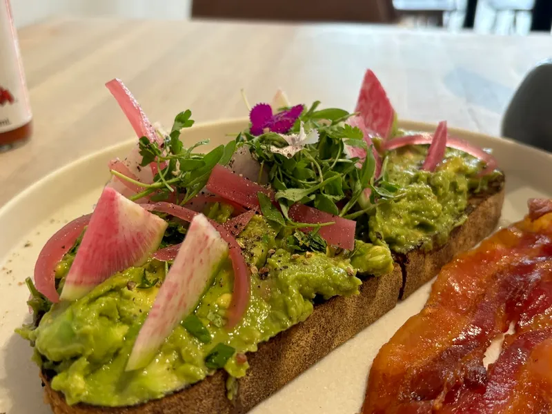 avocado toast Drift Cafe