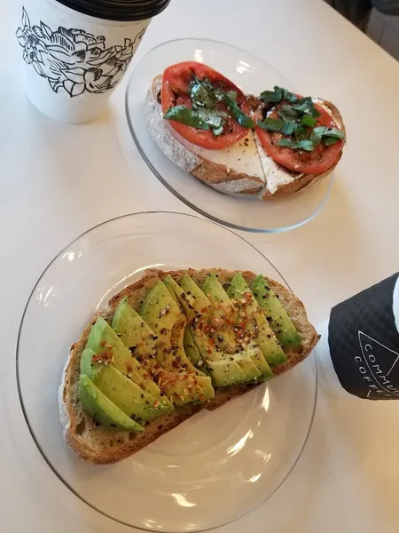 avocado toast Communal Coffee