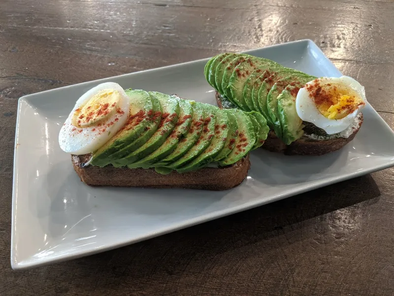 avocado toast Voltaire Coffee Roasters