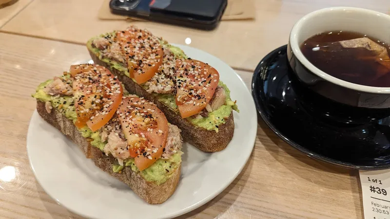 avocado toast Fiddle Fig Cafe & Coffee