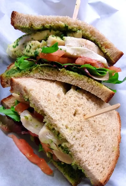 caprese sandwich Marie's Coffee & Deli