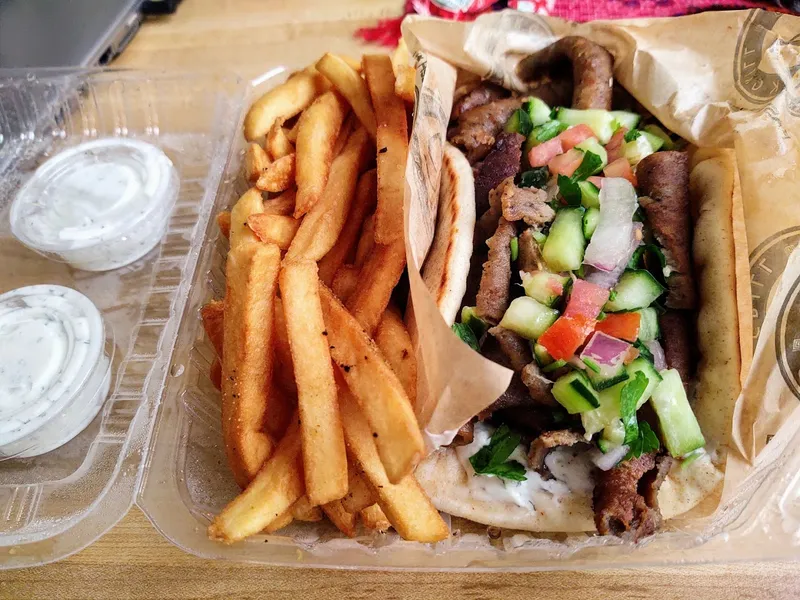 gyro George's Greek Grill in Downtown Los Angeles