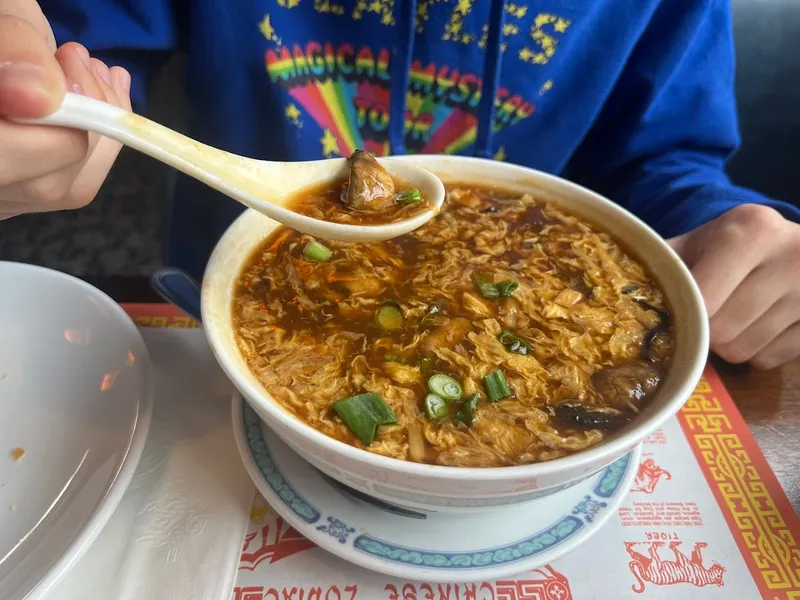 chicken rice soup Shanghai Garden Restaurant