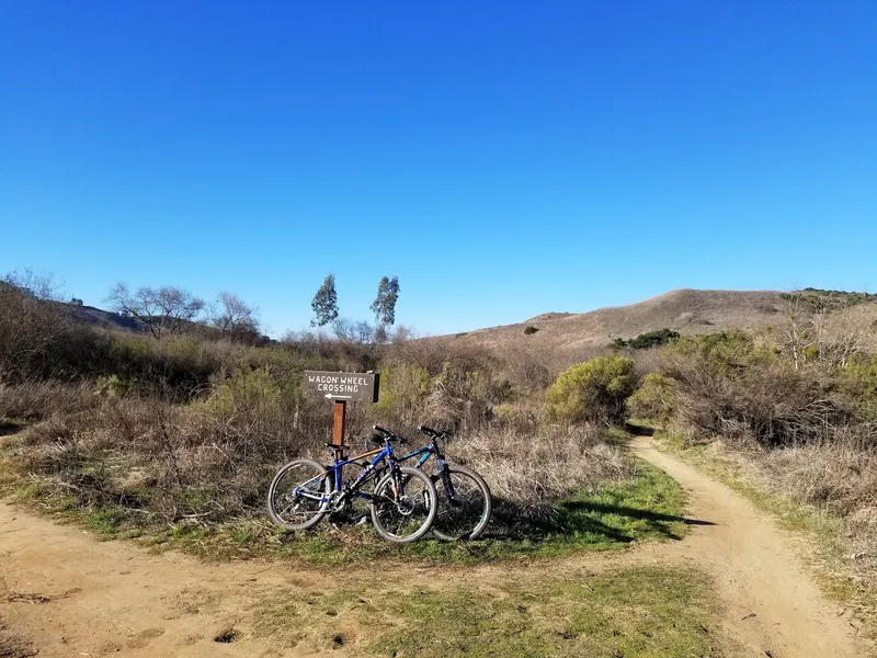 Kid-friendly bike trails Penasquitos Canyon trail-head (south-east)