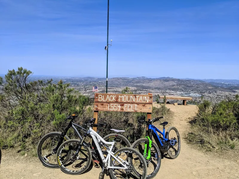 Kid-friendly bike trails Black Mountain Open Space Park