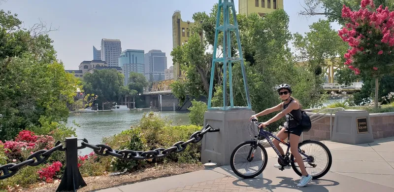 Kid-friendly bike trails River Walk Park