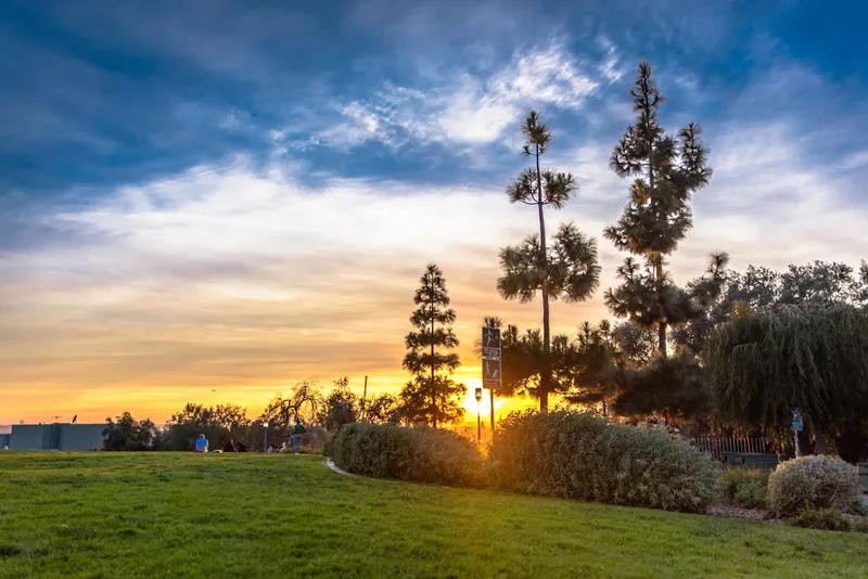 Places for sunsets Barnsdall Art Park