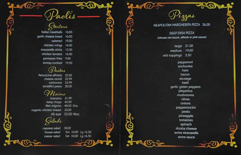 Paoli's Italian Restaurant & Karaoke Bar