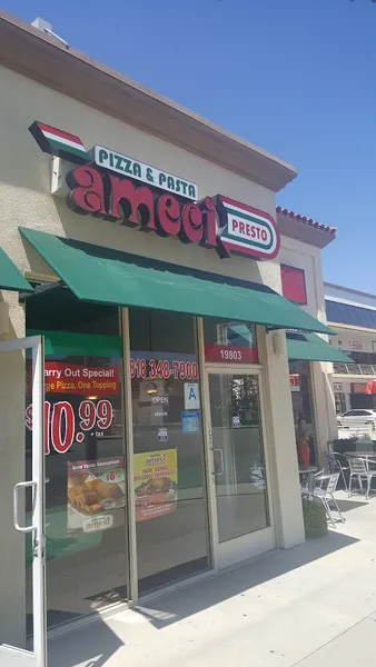 delivery restaurants Ameci pizza &pasta