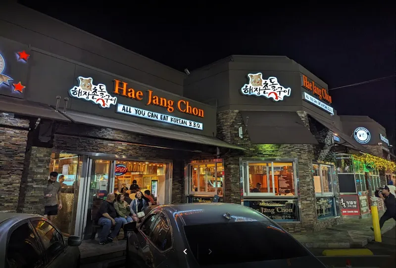 late night restaurants Hae Jang Chon Korean BBQ Restaurant in Koreatown