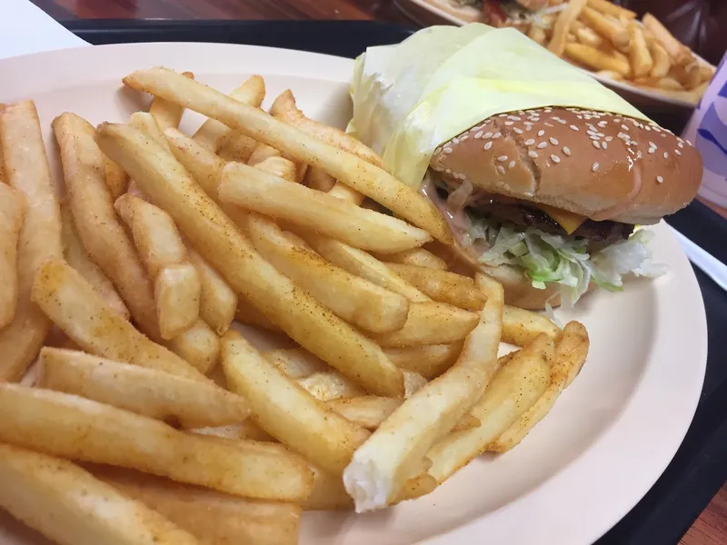 French Fries Golden Burger