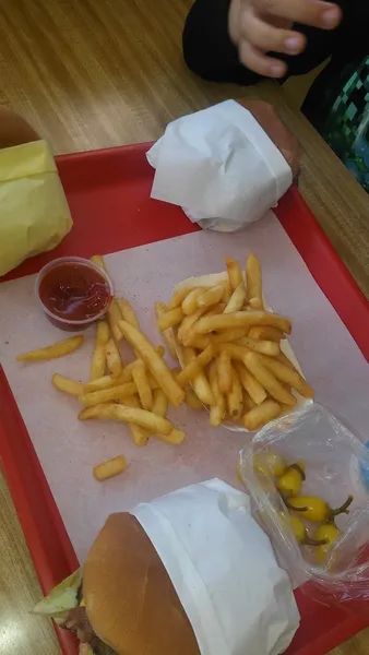 French Fries Poly Burgers