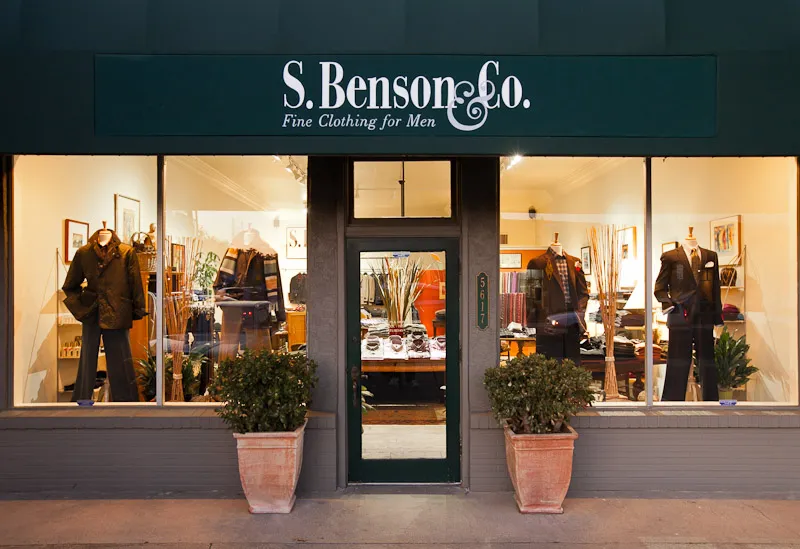 custom suits S Benson & Co