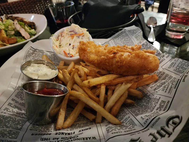 fish and chips Parkers' Lighthouse