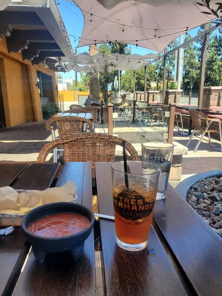 outdoor dining Los Tres Hermanos Bar & Grill