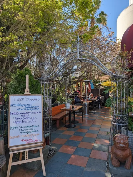 outdoor dining Tower Café