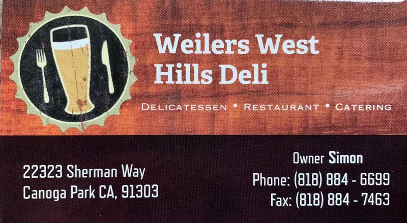 Weiler's West Hills Deli