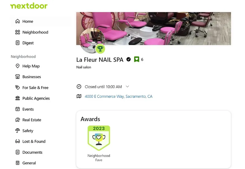 nail salons La Fleur NAIL SPA