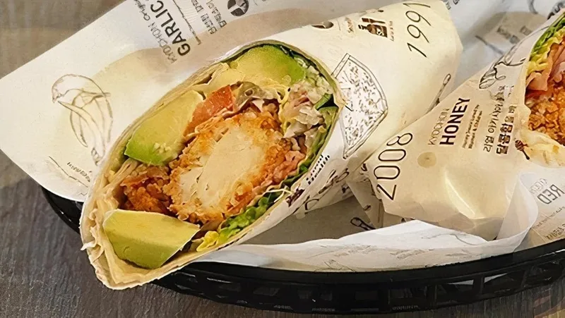 chicken wraps Kyochon Chicken