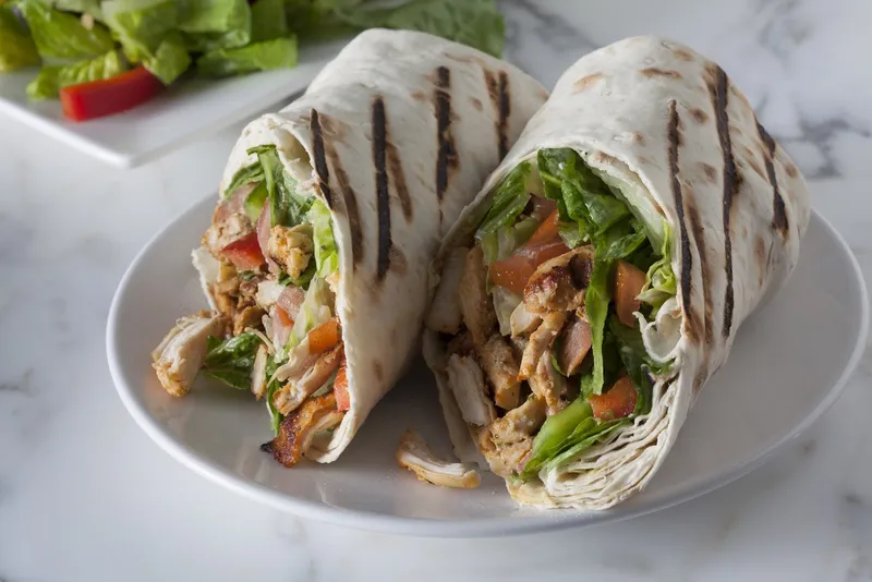 chicken wraps Oasis Grill