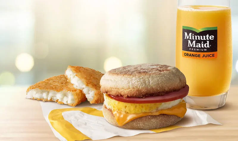 egg sandwich McDonald's