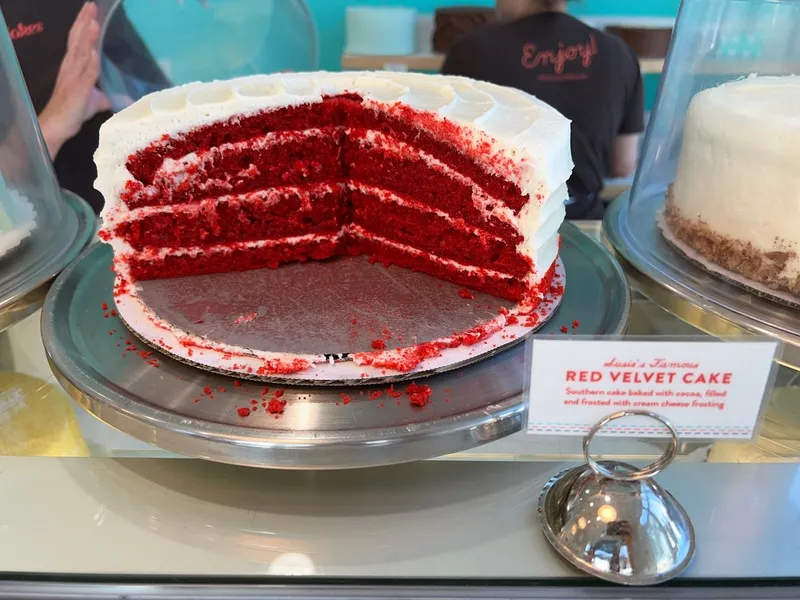 red velvet cake SusieCakes - Del Mar