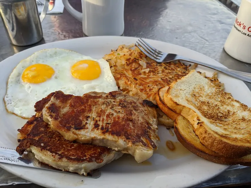 fried eggs Nick's Cafe