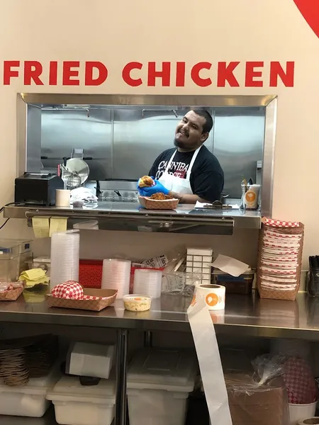 fried chicken Lucky Bird at Grand Central Market