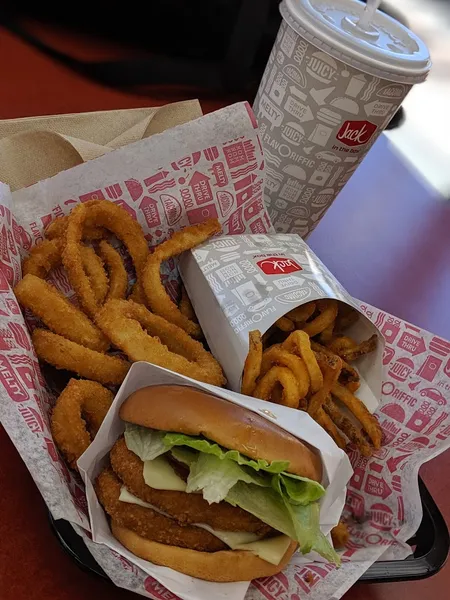 fried chicken Jack in the Box in Downtown San Jose