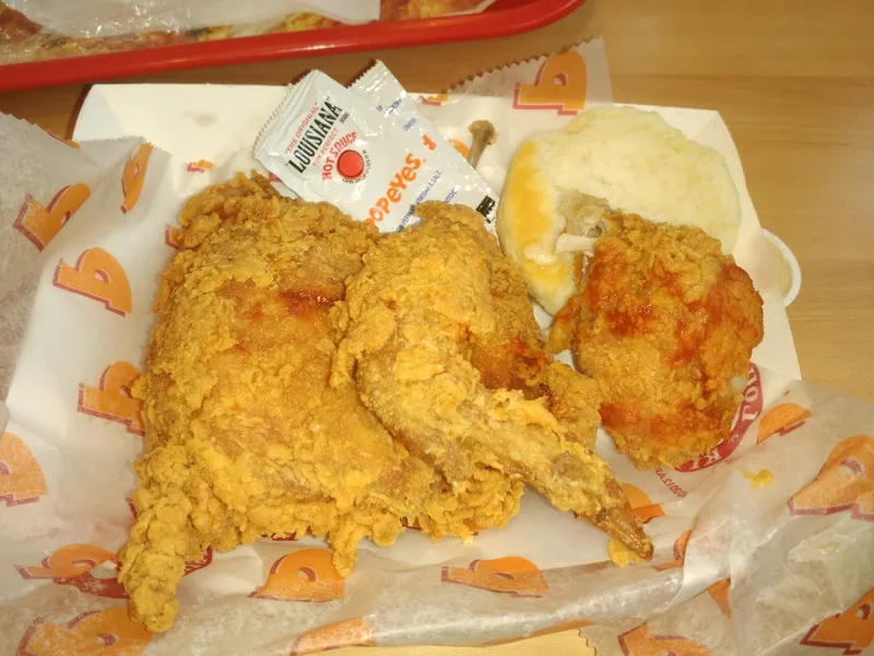 fried chicken Popeyes Louisiana Kitchen