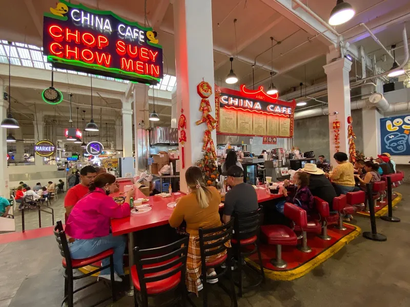 Fried rice China Cafe in Downtown Los Angeles