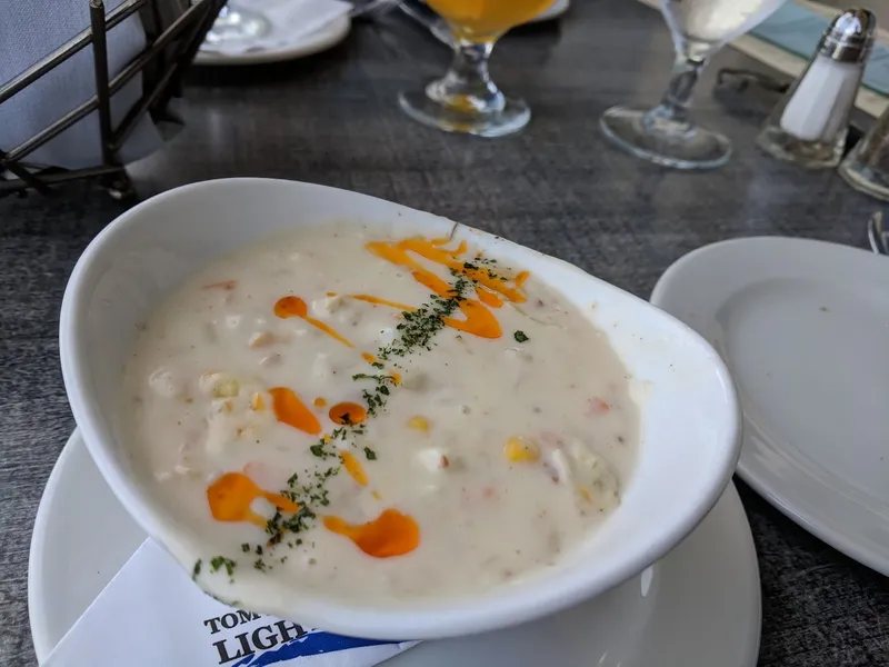 clam chowder Tom Ham's Lighthouse