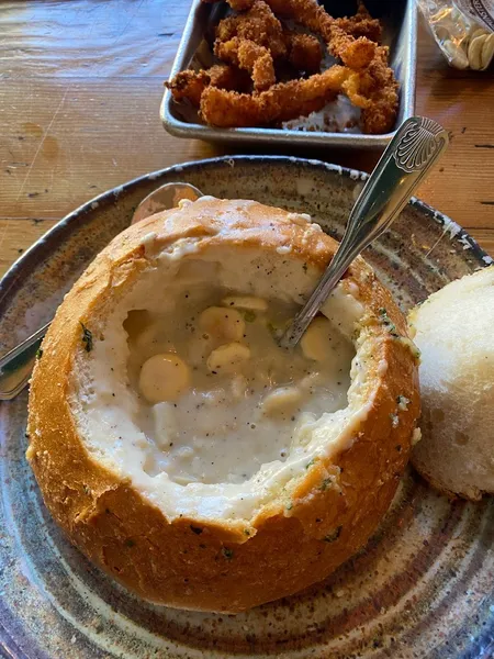 clam chowder Blue Water Seafood Market & Grill