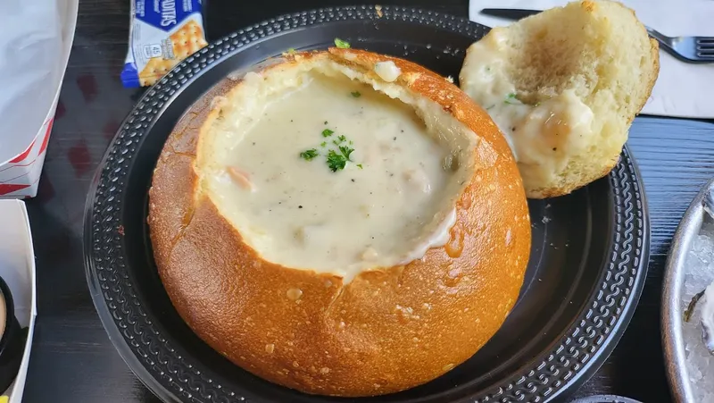 clam chowder Pacific Beach Fish Shop