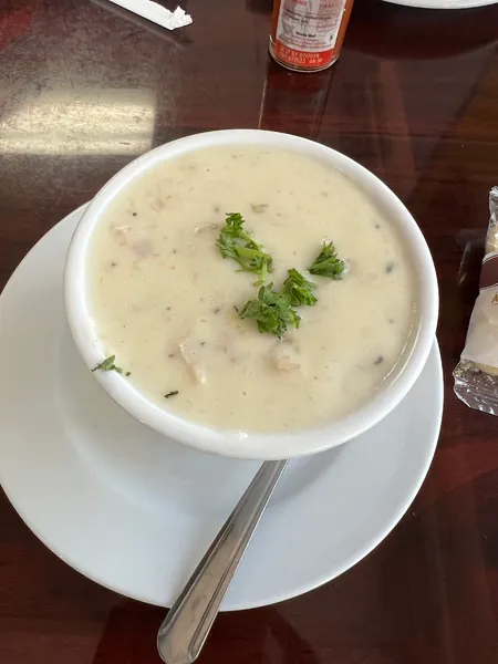 clam chowder Anchors Fish and Chips and Seafood Grill