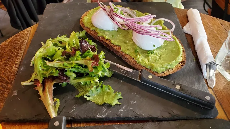 avocado toast Pitchoun! in Downtown Los Angeles