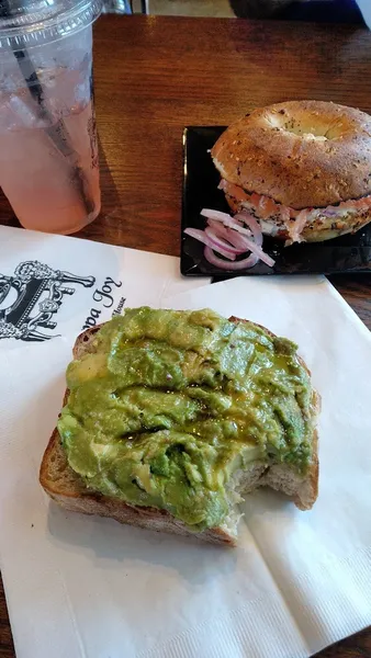 avocado toast Kuppa Joy Coffee House - Grand Cafe Fresno